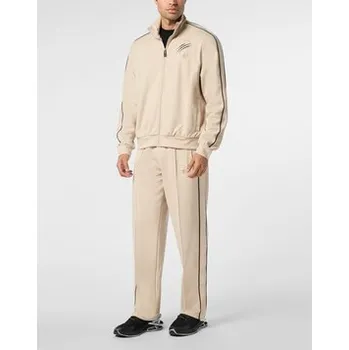 Pánské oblečení Plein Sport Outdoorová bunda 24027 Béžová Active Fit S