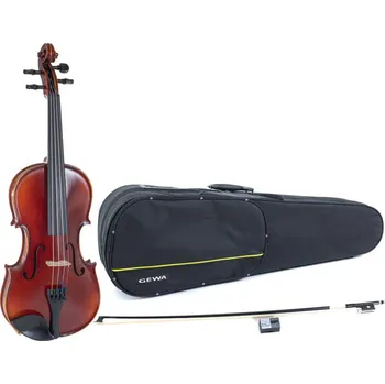 Housle GEWA Housle Ideale-VL24/4 Setup, včetně tvarového pouzdra, karbonového smyčce, AlphaYue strun 16816