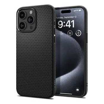 Pouzdro na mobilní telefon SPIGEN pouzdro LIQUID AIR pro iPhone 16 Pro, matně černé - Spigen + zdarma možnost vyzkoušet a vrátit zboží do 30 dní