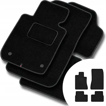 autokoberec Velurové autokoberce Motos 4 ks