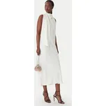 Marella Koktejlové šaty Ninfee 2613221083 Écru Regular Fit 38
