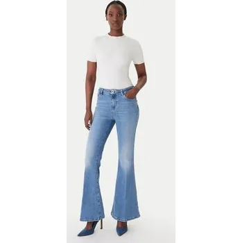 Dámské oblečení Liu Jo Jeansy UA6159 D0264 Modrá Flare Fit 26