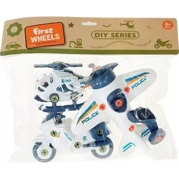 autíčko SADA 3 POLICEJNÍCH VOZIDEL K SESTAVENÍ