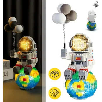 ostatní stavebnice SADA 1368 MIKROKOSTEK DÍLŮ PRO STAVBU ASTRONAUTA SE SVĚTELNÝMI ŘETĚZY