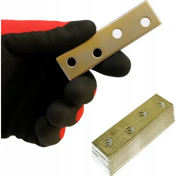 Tesařské kování Plochý spojovací prvek 60 x 14 tesařský kovový nábytkový pozinkovaný 10 Ks.