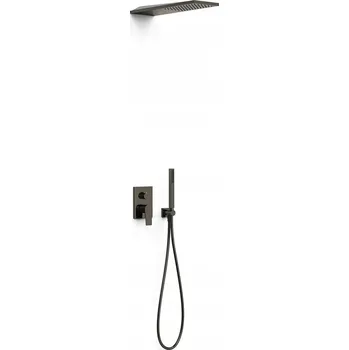Sprchový set TRES Sprchový set PROJECT-TRES metalická černá 21128005KM