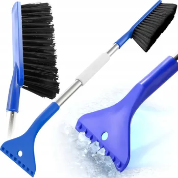 Autoškrabka SOLIDNÍ ŠKRABKA NA LED A SNÍH S KARTÁČEM NICE TOUCH 60 CM