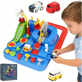 autodráha INTERAKTIVNÍ AUTODRÁHA S PŘEKÁŽKAMI, PARKOVIŠTĚ A ZÁVODNÍ DRÁHA + AUTÍČKA