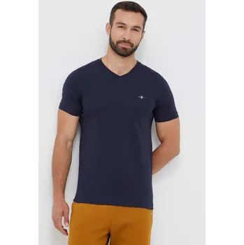 Pánská móda Bavlněné tričko Gant 2003186 námořnická modř 59X, vel. S