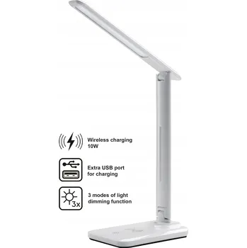 Lampička Stolní LED lampa 6W, Stmívatelná, Bezdrátové nabíjení, Prémiová kvalita