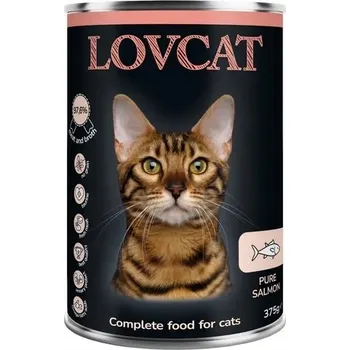 Krmivo pro kočku LOVCAT mokré krmivo pro kočky monoproteinové Pure Salmon - losos 375g