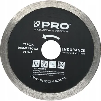 Řezný kotouč DIAMANTOVÝ KOTOUČ PLNÝ ENDURANCE 115 X 7 X 1.2 X 22.2 MM PRO