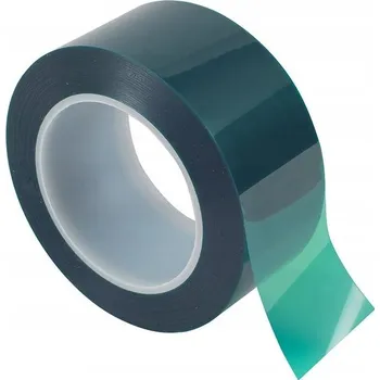 Lepicí páska Zelená páska 5 mm/66 m Polyesterová - VYSOKOTEPLOTNÍ