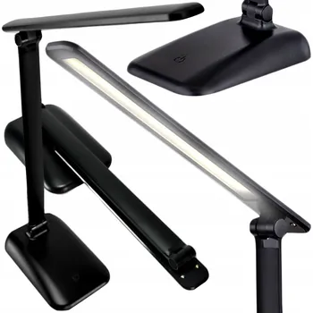 Lampička Stolní lampa Renew Force černá 2x24 W LED se stmívačem