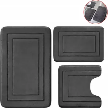 Koupelnová předložka SADA KOUPELNOVÝCH PŘEDLOŽEK, SAVÁ KOUPELNOVÁ ROHOŽ, PROTISKLUZOVÁ MIKROVLÁKNO