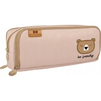 INTERDRUK BEBE ŠKOLNÍ PENÁL POUZDRO TŘÍKOMOROVÉ BEBE Friends Medvídek