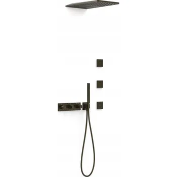Sprchový set TRES Sprchový set B-SYSTEM černá bronzová 30725405KMB