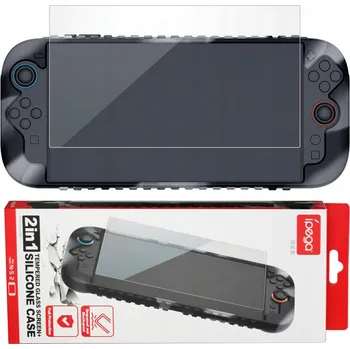 Herní zařízení Sada 2v1 iPega silikonové pouzdro + ochranné SKLO pro NINTENDO SWITCH 2