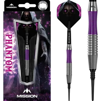 Sportovní střelba Šipky Mission Phantom Brass 18g soft