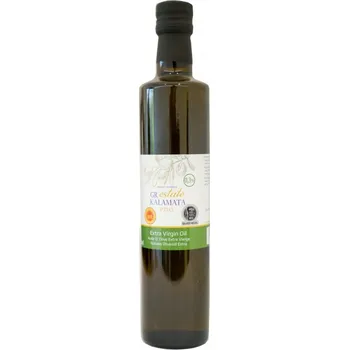 Rostlinný olej GR Estate Kalamata Extra panenský olivový olej Kalamata P.D.O. GR ESTATE Velikost balení: 500 ml