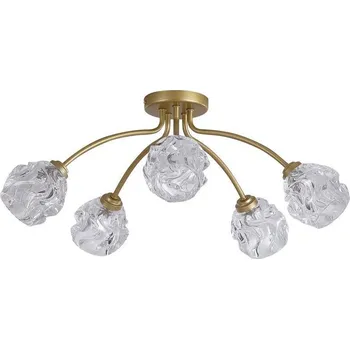 Searchlight 11525-5GO - Přisazený lustr ASTRAL 5xG9/33W/230V zlatá