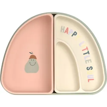 Dětské zboží LÄSSIG Dish Set Silicone Section Happy Fruits 2025 cherry (Německá značka LÄSSIG je lídrem v prodeji doplňků pro maminky a děti v západní Evropě. Jejich výrobky se vyznačují velmi vysokou úrovní zpracování a také praktičností, díky které si výrobky této z