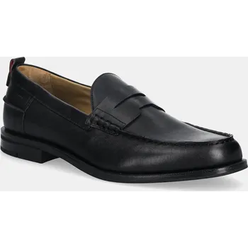 Dámské mokasíny Kožené mokasíny HUGO Varian 50557726.001 černá 99X, EUR 45