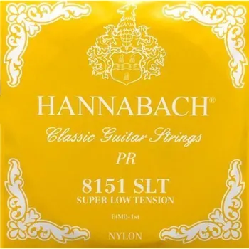 Struna pro kytaru a smyčcový nástroj Hannabach Struny pro klasickou kytaru série 815 Super Low Tension Silver specialE1 8151SLT 5787