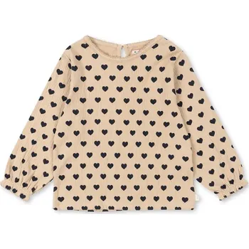 Dámská halenka Dětská halenka Konges Sløjd CHLEO BLOUSE GOTS KS103750.9BYA béžová 80X, vel. 134-140