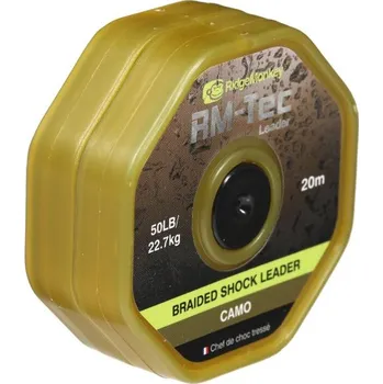 RidgeMonkey Tec Braided Shockleader 50lb 20m Camo