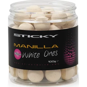 Boilies Sticky Baits Manilla Pop-Ups 12mm 100g White Ones