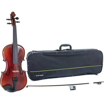 Housle GEWA Housle Ideale-VL24/4 Setup, včetně houslového pouzdra, karbonového smyčce, AlphaYue strun 16820