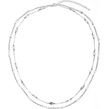 Náhrdelník Stříbrný náhrdelník s howlity 12183.1