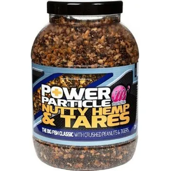 Nástraha Mainline Power Particle Nutty Hemp & Tares 3lt