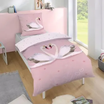 Prostěradlo Dvoudílná sada ložního prádla: povlak na peřinu (135x200 cm) a povlak na polštář (80x80 cm) ze 100%