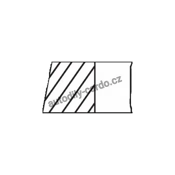 Blok motoru Sada pístních kroužků MAHLE ORIGINAL 030 82 N0