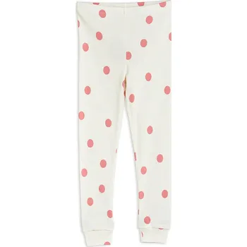 Dívčí legíny Dětské bavlněné legíny Mini Rodini Dashing dog 1100013610 bílá 00X, vel. 92-98