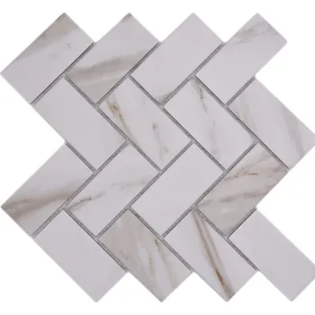 Keramická mozaika WzorcowniaStudio 27,4 x 27,9 cm bílá