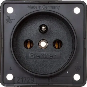 Elektrická zásuvka Hager Elektrická Zásuvka černá