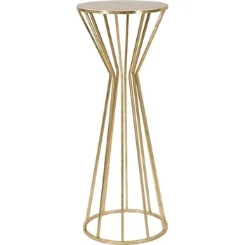 Konferenční stolek Zlatý odkládací stolek na telefon Mauro Ferretti Tarvos M, 38x100 cm