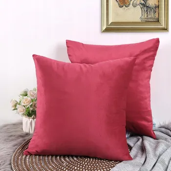 Dekorativní polštářek Sametové Povlaky na Polštáře Dekorativní 40 x 40 cm 2 ks