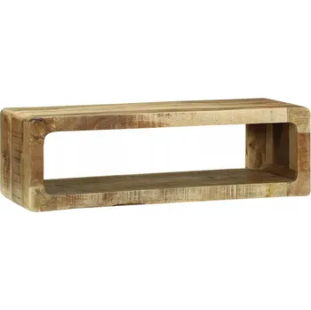 Televizní stolek Hnědý TV stolek z masivního mangového dřeva, obdélníkový, 6,76 kg