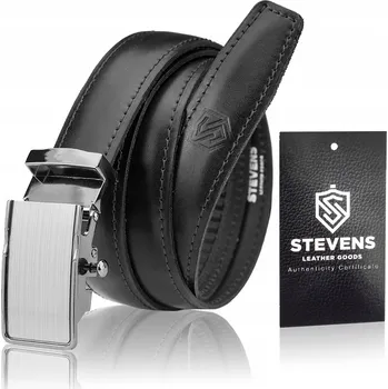 Opasek Pánský kožený automatický Pásek STEVENS 90 cm 3C Q3