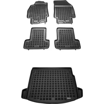 autokoberec Gumová sada autokoberců a rohož do kufru Renault Megane III 2009-2016 Kombi Grandtour,