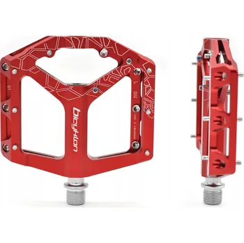 Pedál na kolo Platformové pedály Bicyklon DX2 červené