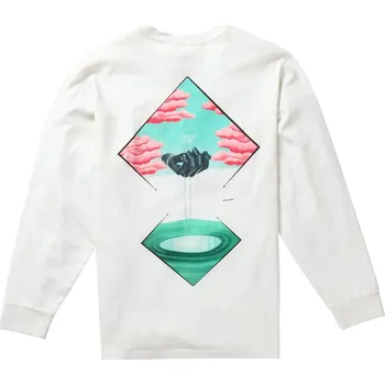 burton Pánské triko yeasayer ls tee stout white