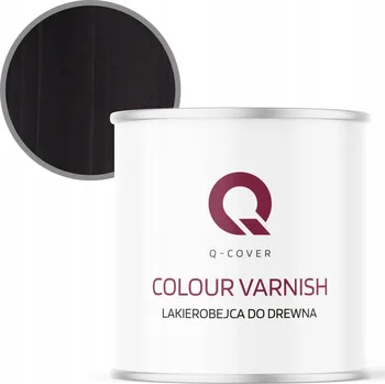 Lak na dřevo Lazurovací lak Q-COVER 2,5 l černá polomatná