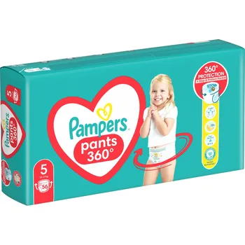 Plenkové kalhoty Plenkové Kalhotky Pampers Pants velikost 5 12-17 kg 56 ks