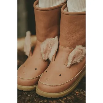Dívčí zimní obuv Dětské kožené zimní boty Donsje Wadudu Exclusive Boots Fluffy Bunny 2022110.29.33 růžová 38X, EUR 30