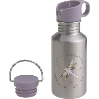 Dětský batoh LÄSSIG Bottle Stainless Steel Adventure dragonfly (Německá značka Lässig je lídrem v prodeji doplňků pro maminky a děti v západní Evropě. Jejich výrobky se vyznačují velmi vysokou úrovní zpracování a také praktičností, díky které si výrobky této značky ob